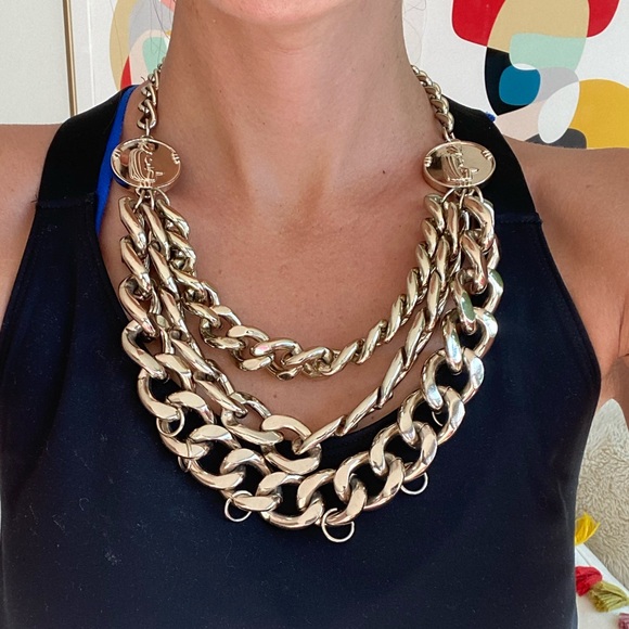 H&M chunky gold chain necklace